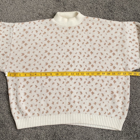 Vintage Sparkly Cheetah Print Sweater - Picture 6 of 8